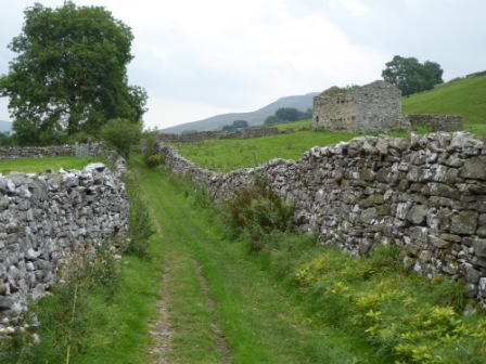 Following the footpath through swaledale